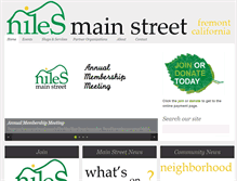 Tablet Screenshot of niles.org